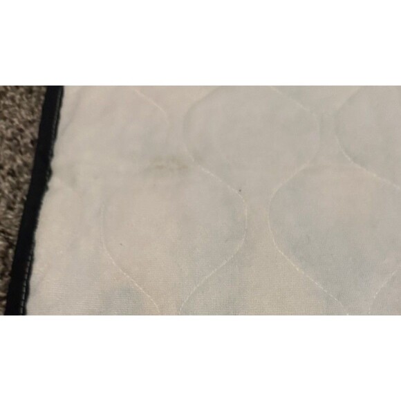 VTG 80s/90s Mickey Mouse Pluto Disney Baby Quilted Blanket Black 53x41” - Picture 5 of 6